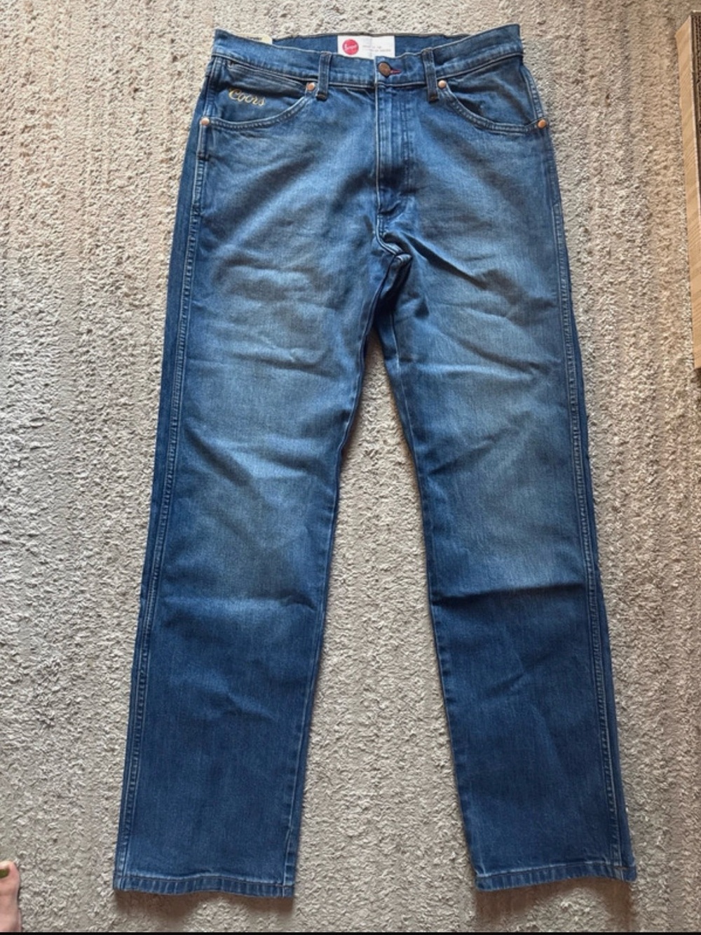 Wrangler Men's Slim Straight Blue Jeans